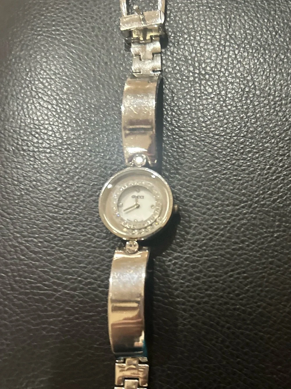 Swiss made  Crystal Accent Round Watch